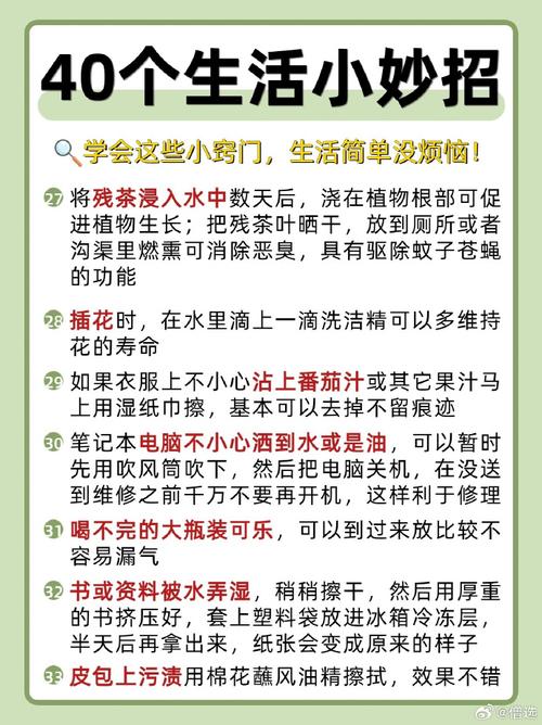 1000种生活小技巧,超实用生活小技巧100个妙招