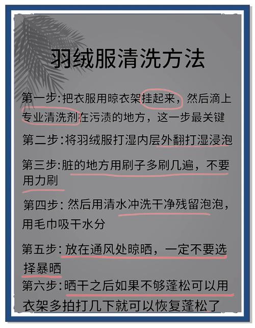 清洗羽绒服的小妙招是什么,清洗羽绒服的小妙招是什么呢