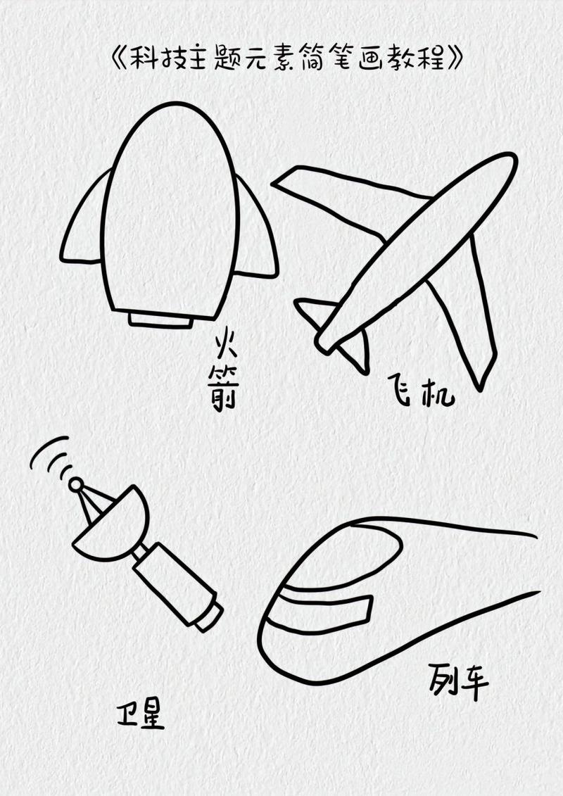 飞机的简笔画又简单又好看,飞机的简笔画又简单又好看图片