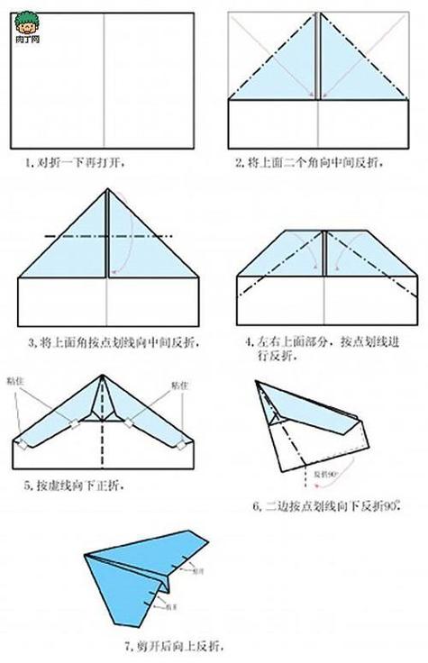 纸飞机的折叠方法,纸飞机的折叠方法步骤