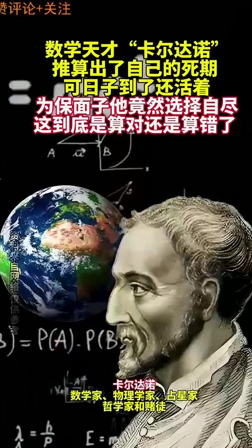 卡尔达诺算出自己死去的公式的简单介绍