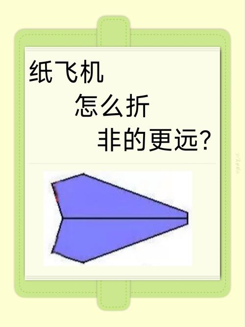 纸飞机怎么折飞得远,比赛纸飞机怎么折飞得远