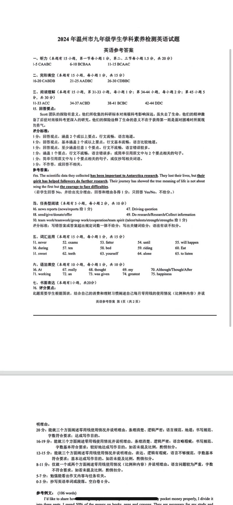 考试答案和正确答案一模一样,考试答案和正确答案一模一样会判0分吗