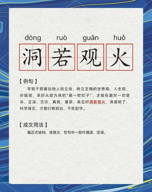 洞若观火打一动物,洞若观火是什么动物