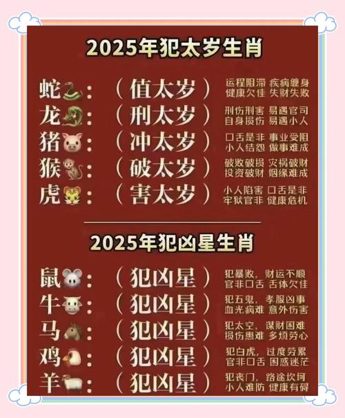 2025年生肖表一览表,2025年十二生肖运势详解最新完整版,重点诠释解释落实